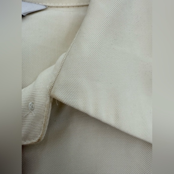 Nine West Utility Khaki Canvas Beige Cream Pant Jumpsuit size large Easter party - Picture 4 of 16